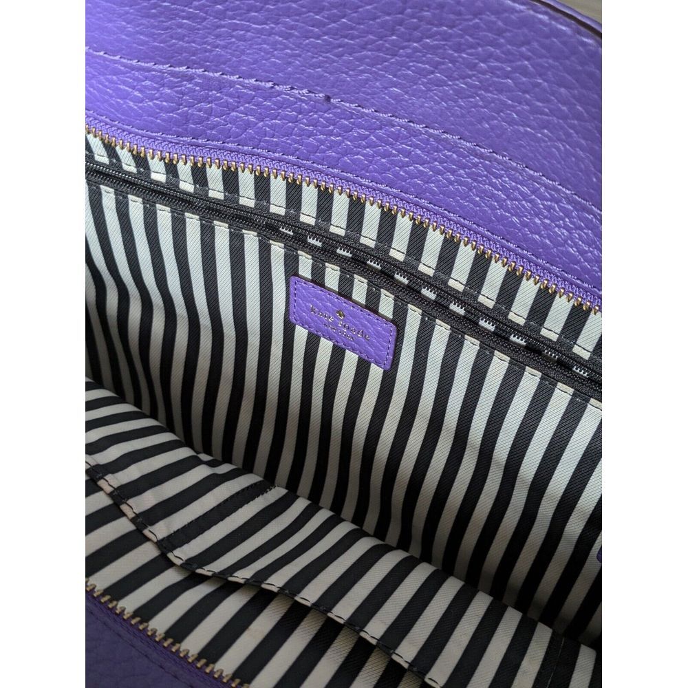 NEW Purple Kate Spade Southport Avenue Oden Leather Women's Tote - Picture 8 of 8
